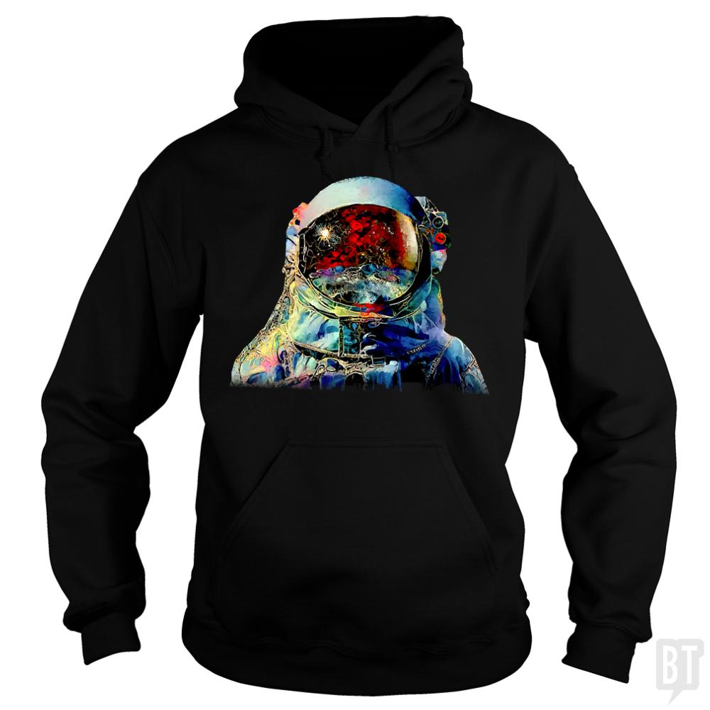 Spaceman Strange New World - Adult & Kids T-Shirts, Sweatshirts & Hoodies apparel design preview 1