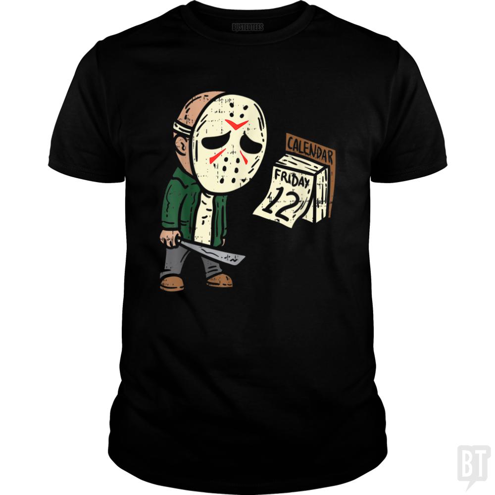 Friday 12th - Adult & Kids T-Shirts, Sweatshirts & Hoodies apparel design preview 1
