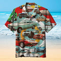 Retro Car Printing Art Trendy Hawaiian - Adult & Kids T-Shirts, Sweatshirts & Hoodies apparel design preview 1