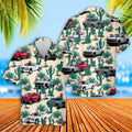 Retro Cars Trendy Hawaiian - Adult & Kids T-Shirts, Sweatshirts & Hoodies apparel design preview 1