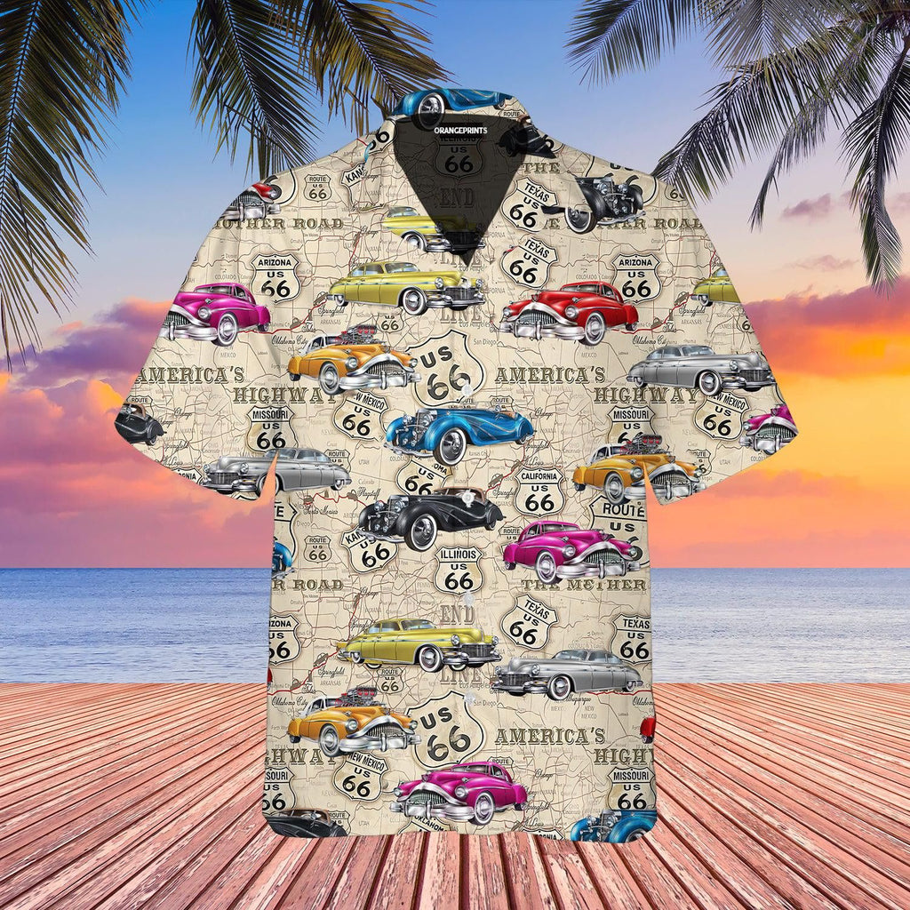 Retro Muscle Car Era Revived in Hawaiian Threads - Adult & Kids T-Shirts, Sweatshirts & Hoodies apparel design preview 1