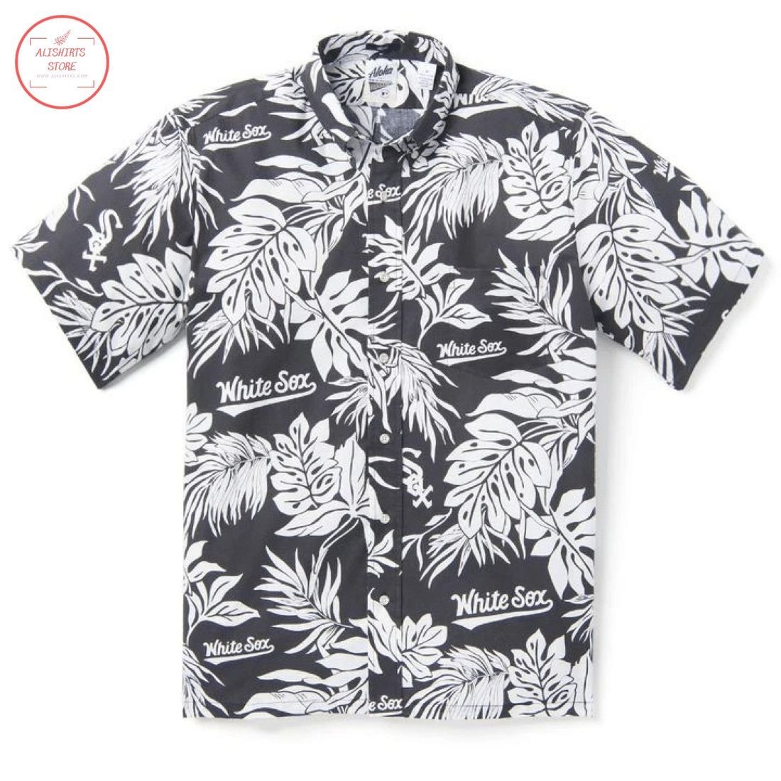 Reyn Spooner Showcases Chicago White Sox on Hawaiian - Adult & Kids T-Shirts, Sweatshirts & Hoodies apparel design preview 1