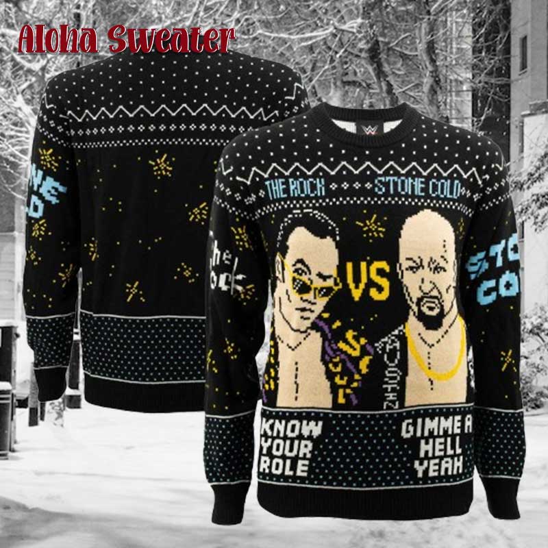 Just Bring It The Rock Ugly Christmas Sweater - Holiday Gift product image 2