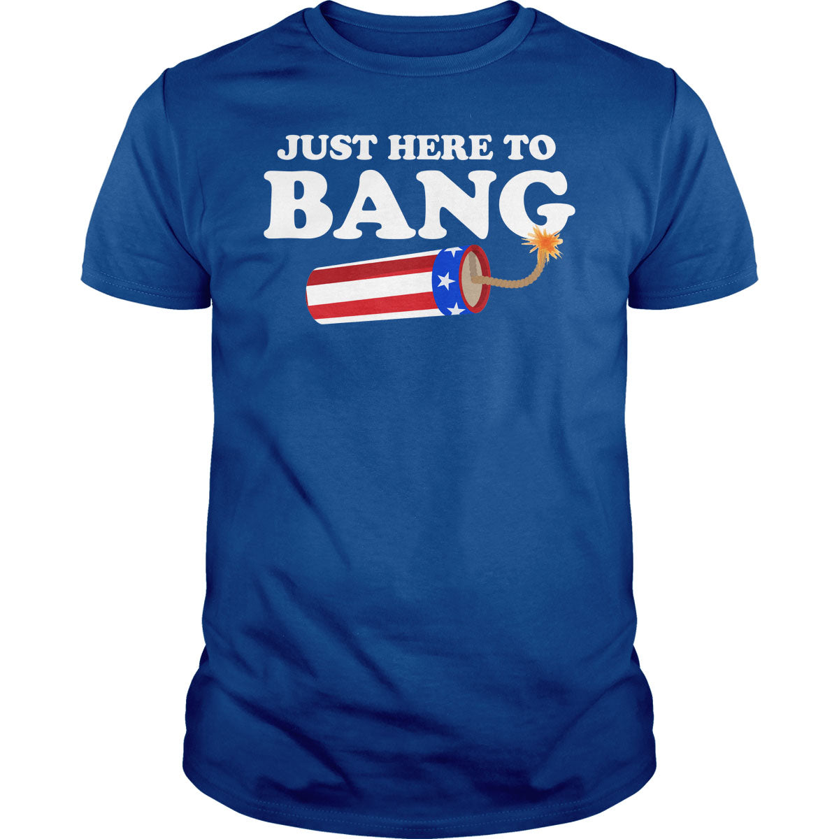 Just Here to Bang - Adult & Kids T-Shirts, Sweatshirts & Hoodies apparel design preview 1