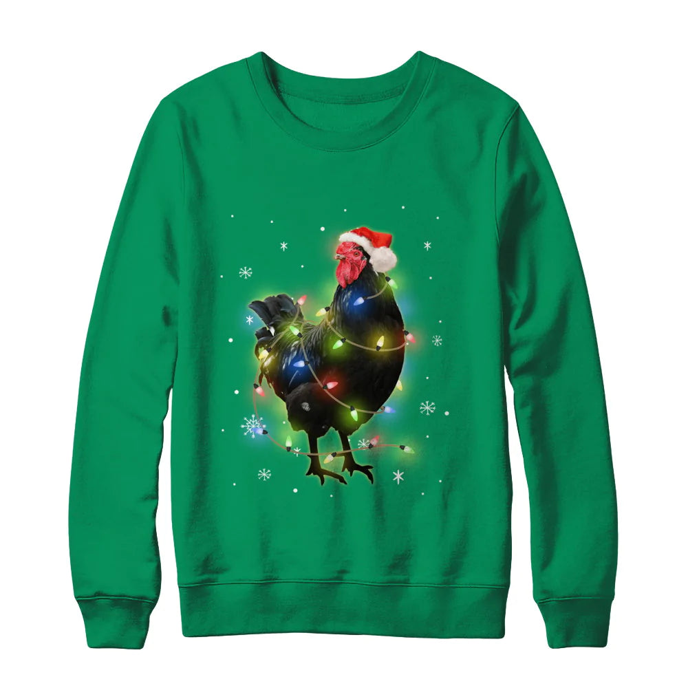 Chickmas lights Christmas Sweater - Holiday Gift product image 4