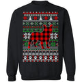 French bulldog red plaid Christmas Sweater - Holiday Gift product image 2