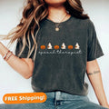 S Speech Therapist Slp Hall0ween Therapy Retr0 Cute - Adult & Kids T-Shirts, Sweatshirts & Hoodies apparel design preview 1