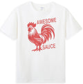Awesome Sauce With Picture Of Rooster Men's - Adult & Kids T-Shirts, Sweatshirts & Hoodies apparel design preview 1