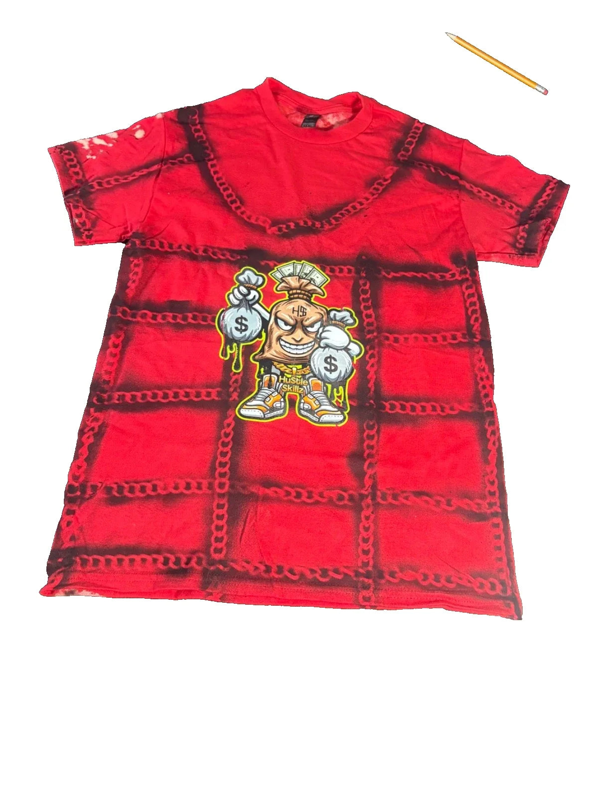 Dying breed bleach effect, red size small through 3 - Adult & Kids T-Shirts, Sweatshirts & Hoodies apparel design preview 1