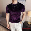 New Mens Luxury Velvet Fashion Hot Stamping Casual - Adult & Kids T-Shirts, Sweatshirts & Hoodies apparel design preview 1