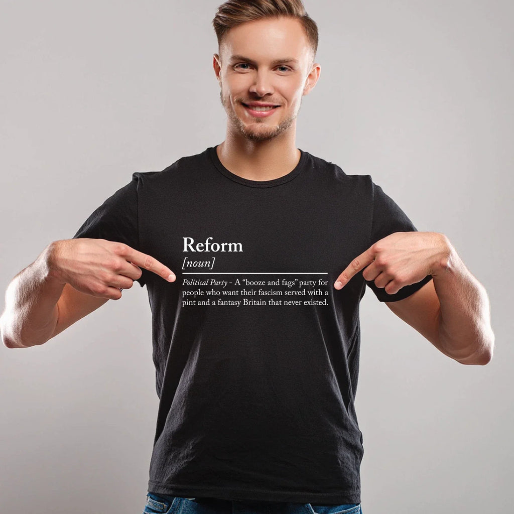 Reform Party funny sarcastic Dictionary Definition - Adult & Kids T-Shirts, Sweatshirts & Hoodies apparel design preview 1