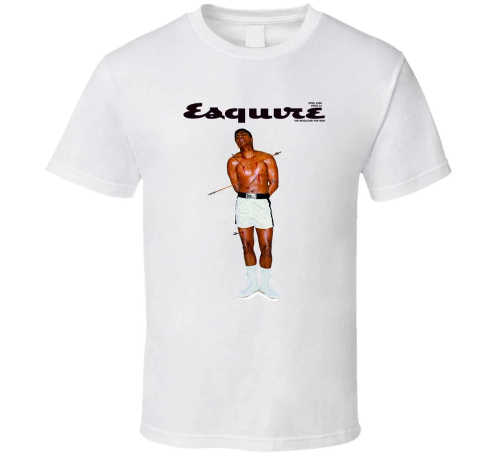 Muhammed Ali, Esquire, Cover, Boxing, Arrows, Retro, - Adult & Kids T-Shirts, Sweatshirts & Hoodies apparel design preview 1
