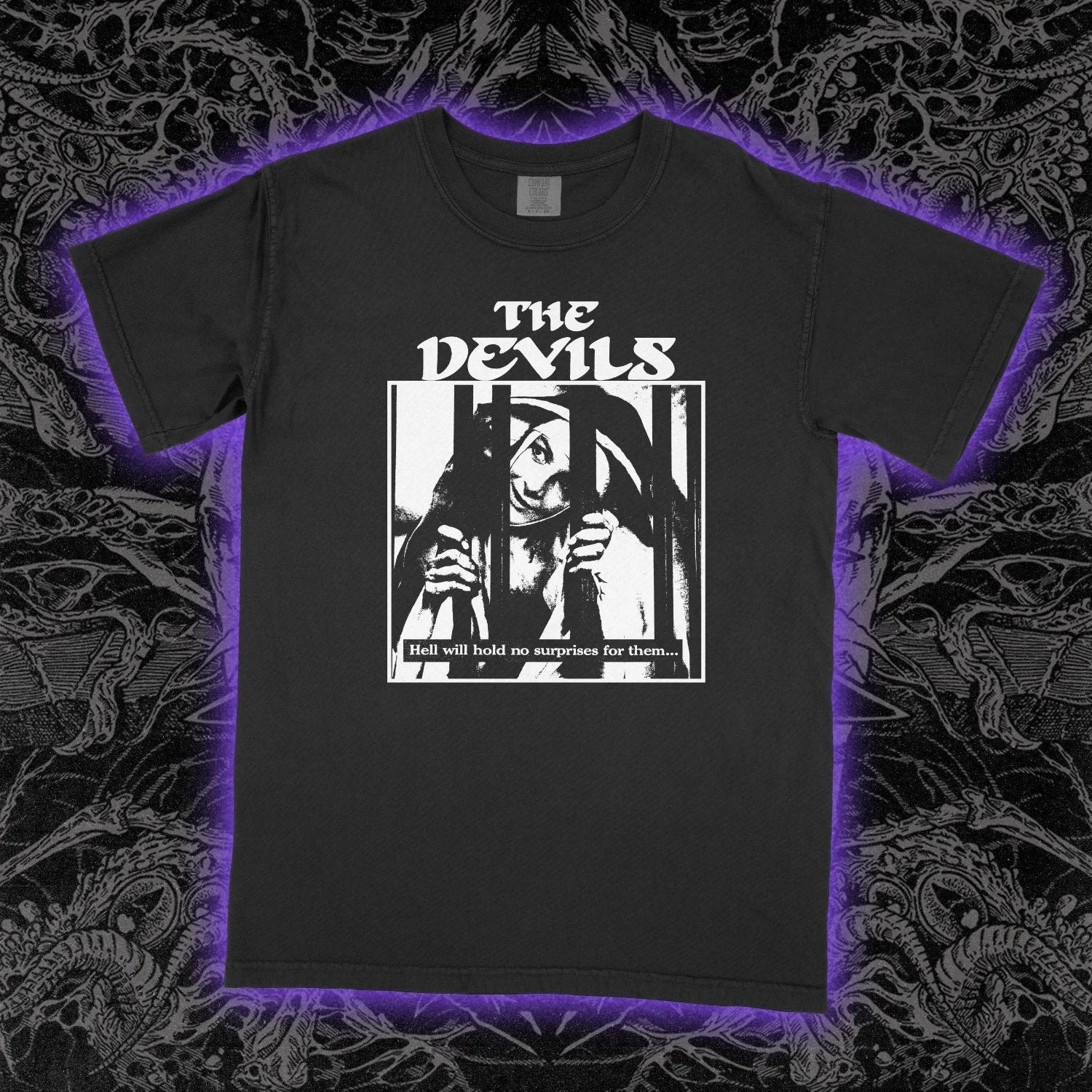 The Devils 1971 Ken Russell Film Cult Horror Graphic - Adult & Kids T-Shirts, Sweatshirts & Hoodies apparel design preview 1