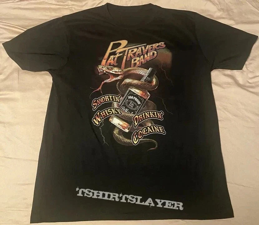 Pat Travers Patches - Adult & Kids T-Shirts, Sweatshirts & Hoodies apparel design preview 1