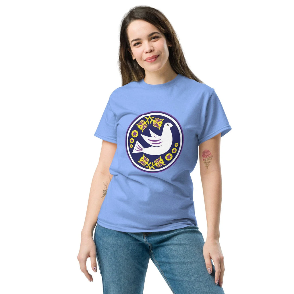 White Dove Pennsylvania Dutch Hex Sign Unisex Classic - Adult & Kids T-Shirts, Sweatshirts & Hoodies apparel design preview 1