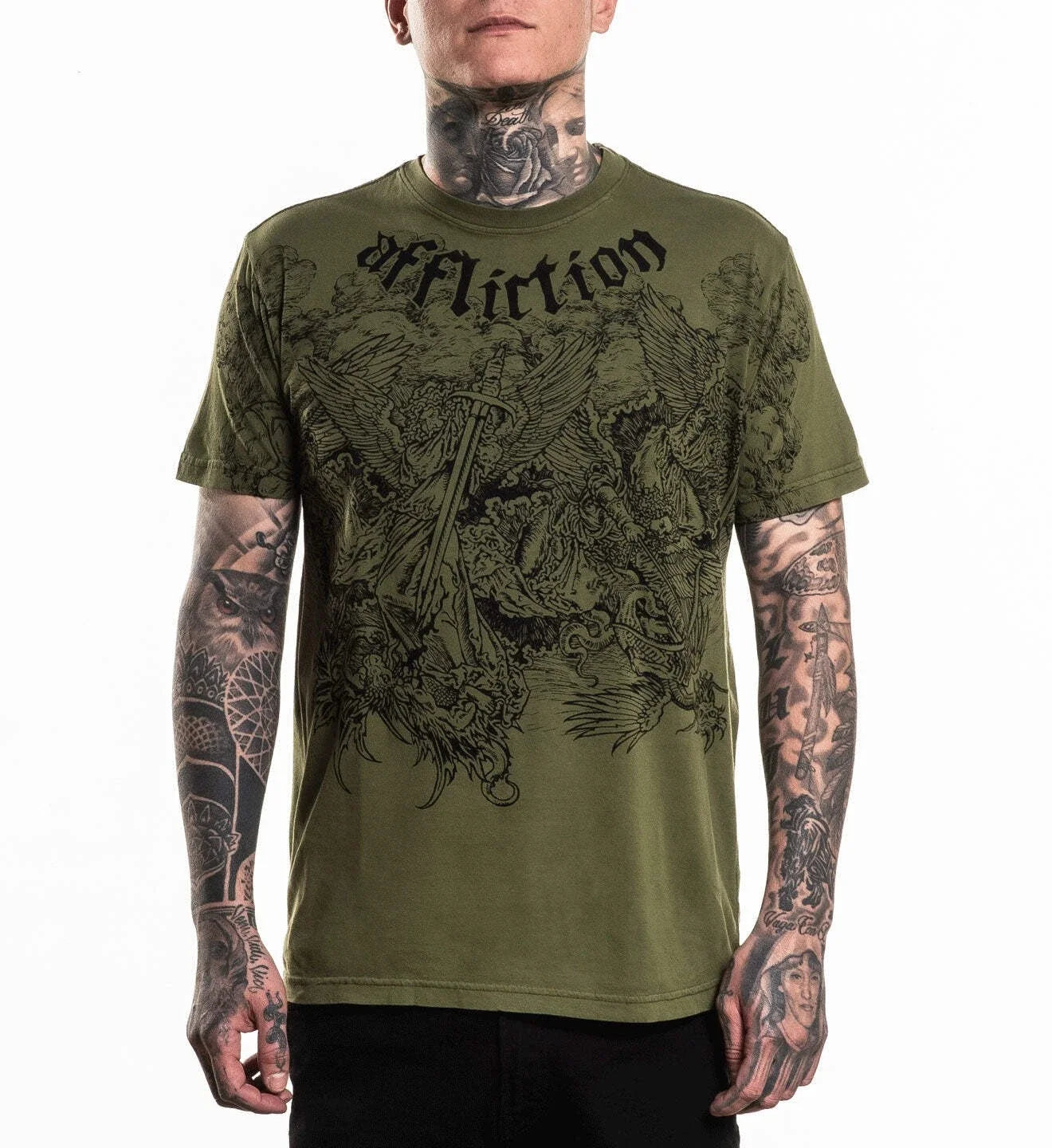 Affliction Men's Angels - Adult & Kids T-Shirts, Sweatshirts & Hoodies apparel design preview 1