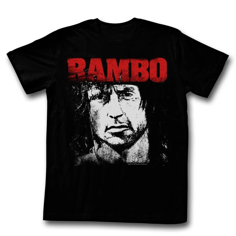 Rambo Face Black - Adult & Kids T-Shirts, Sweatshirts & Hoodies apparel design preview 1