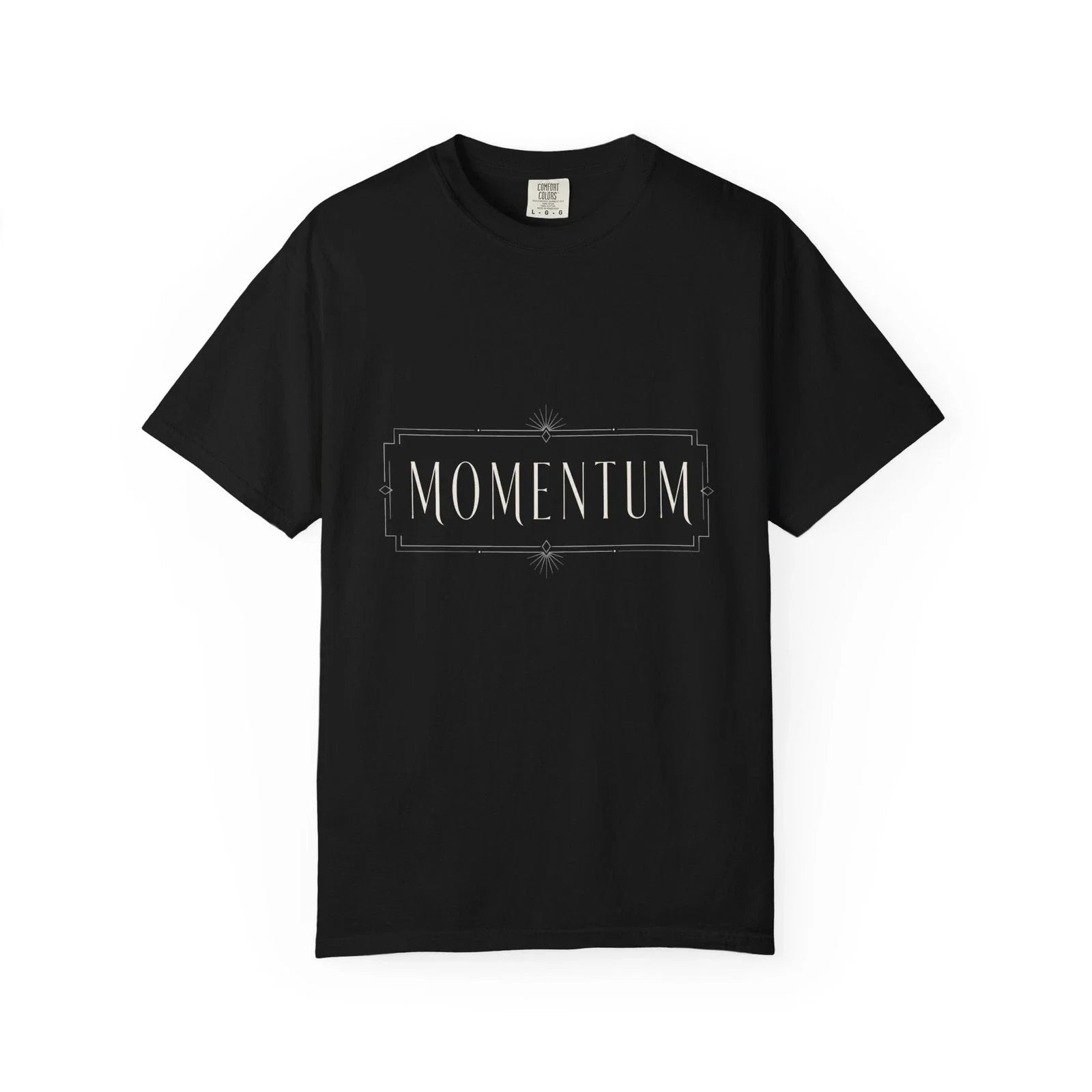 Momentum Men Black Minimalist Motivation Graphic - Adult & Kids T-Shirts, Sweatshirts & Hoodies apparel design preview 1