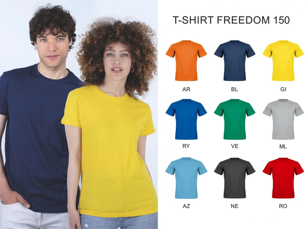 100% Cotton Mod. FREEDOM Customizable with Logos - Adult & Kids T-Shirts, Sweatshirts & Hoodies apparel design preview 1