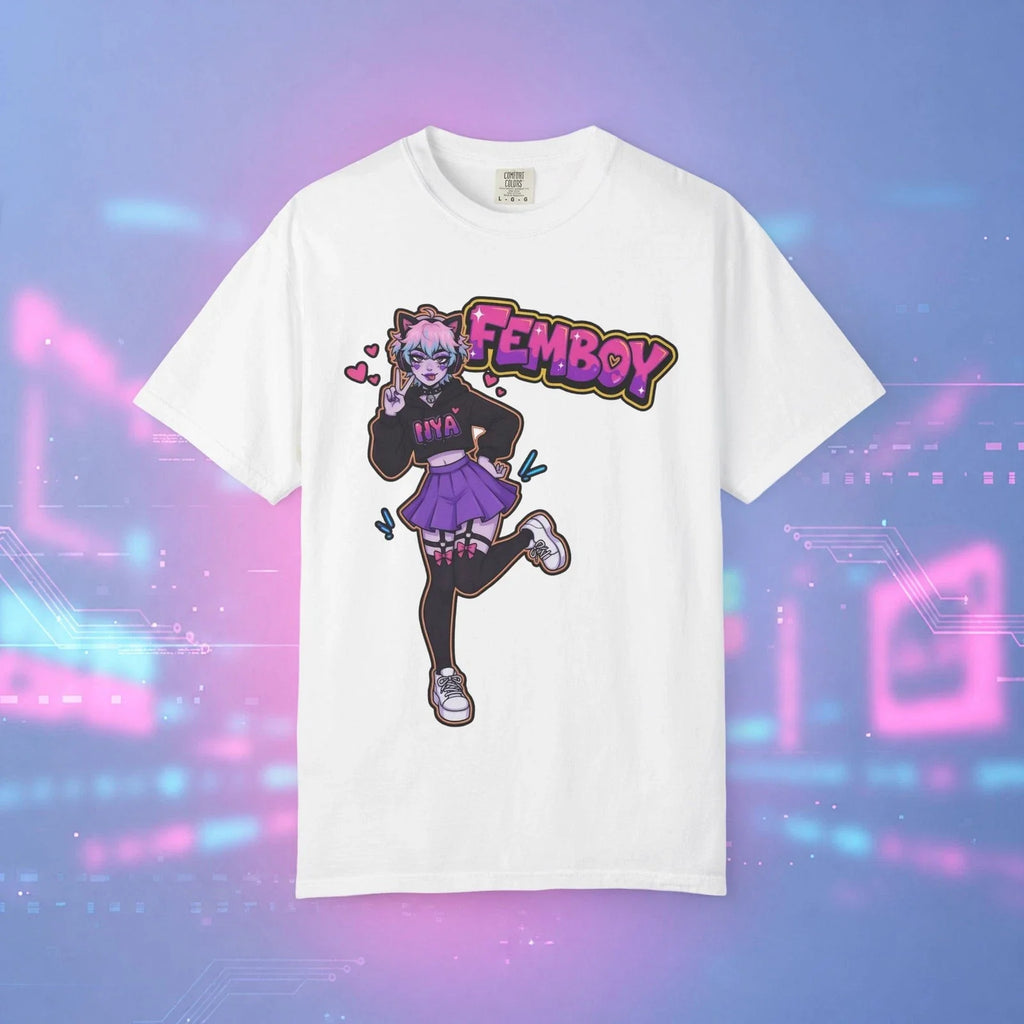 Comfort Colors 1717 Femboy Anime Graphic Kawaii Pride - Adult & Kids T-Shirts, Sweatshirts & Hoodies apparel design preview 1