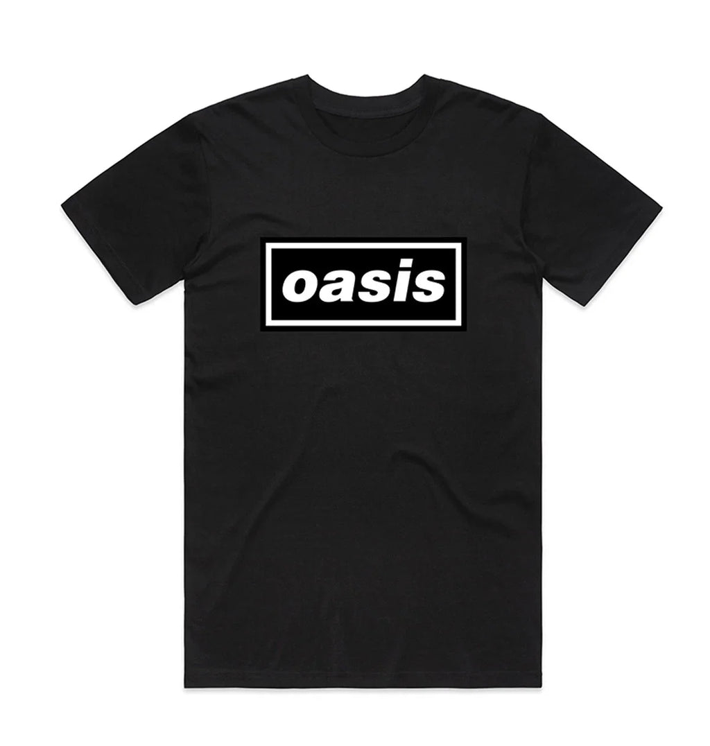 Black Oasis Logo Liam Noel Gallagher Official Men - Adult & Kids T-Shirts, Sweatshirts & Hoodies apparel design preview 1