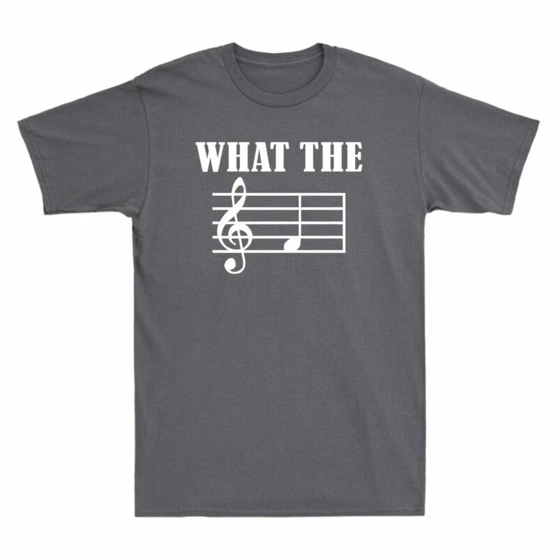 Graphic F The Funny What Cotton Note Musical Men's - Adult & Kids T-Shirts, Sweatshirts & Hoodies apparel design preview 1