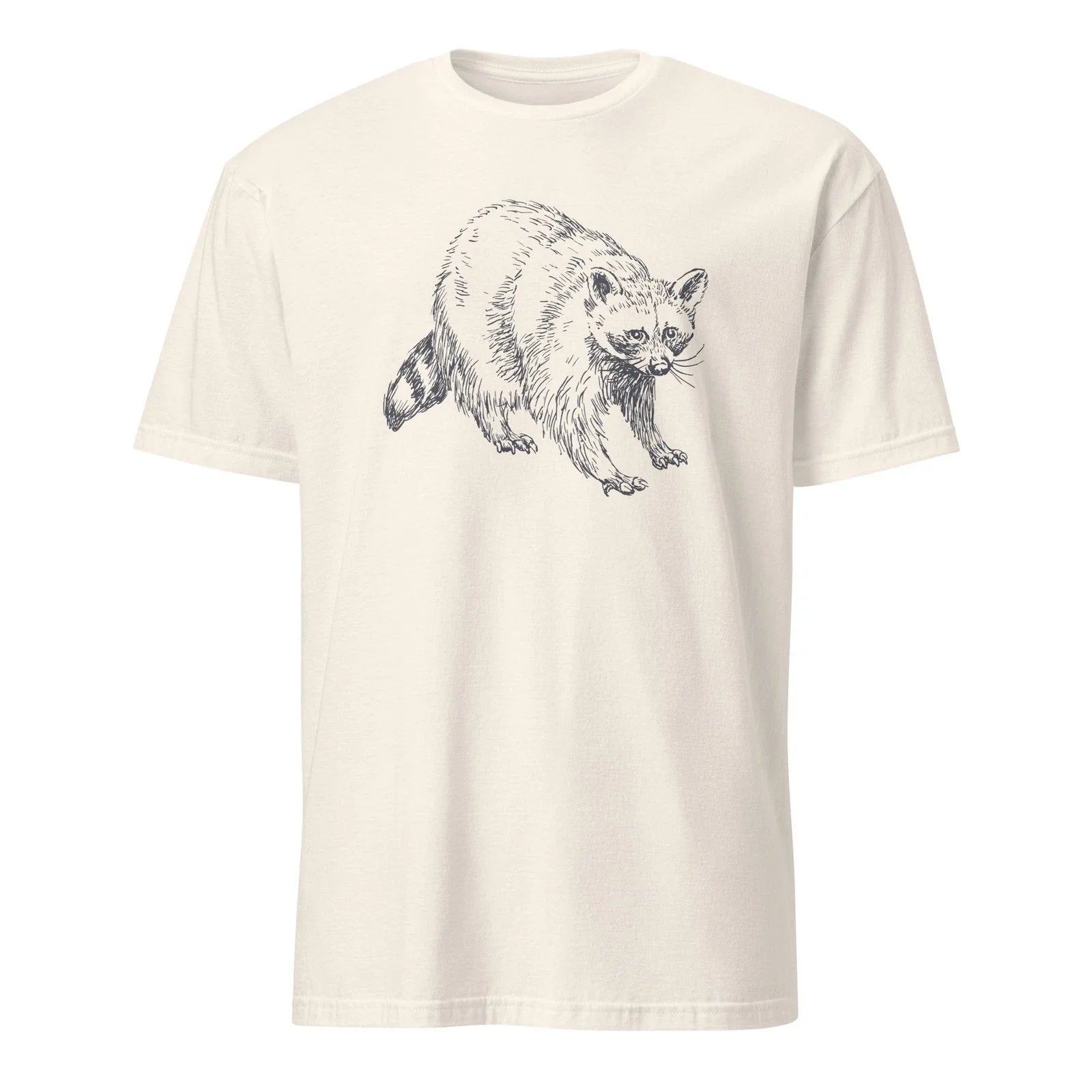 Vintage Raccoon Dark Blue Nature Graphic Aesthetic - Adult & Kids T-Shirts, Sweatshirts & Hoodies apparel design preview 1