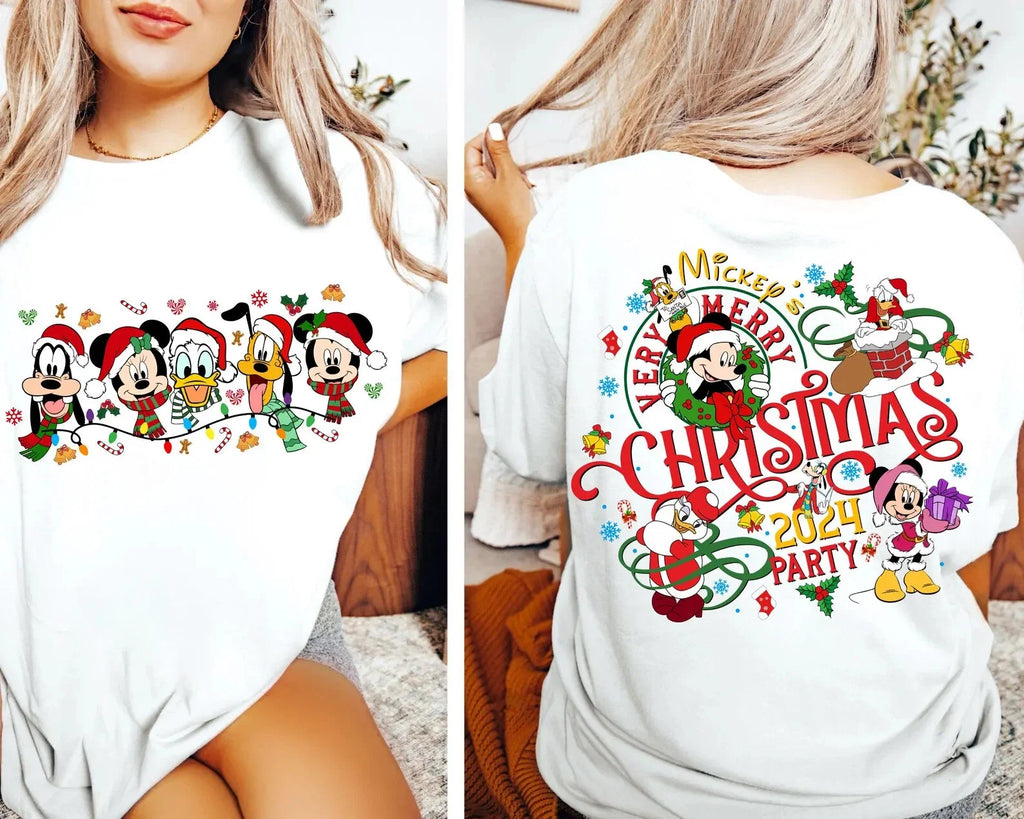 2-Sided Very Merry Christmas Friends Group Gift For - Adult & Kids T-Shirts, Sweatshirts & Hoodies apparel design preview 1