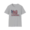 Black Votes Matter American Flag Lettering Voting - Adult & Kids T-Shirts, Sweatshirts & Hoodies apparel design preview 1