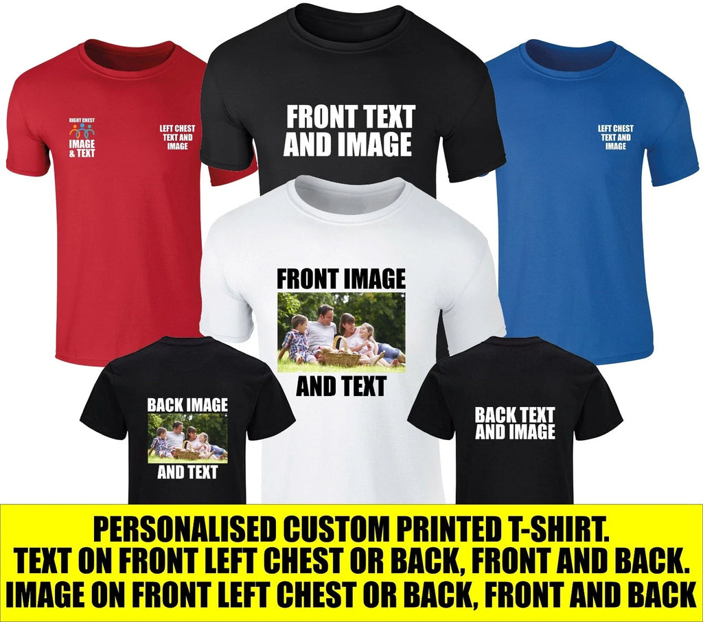 Personalised Custom Printed Your Design, Text, Image - Adult & Kids T-Shirts, Sweatshirts & Hoodies apparel design preview 1
