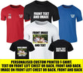 Personalised Custom Printed Your Design, Text, Image - Adult & Kids T-Shirts, Sweatshirts & Hoodies apparel design preview 1