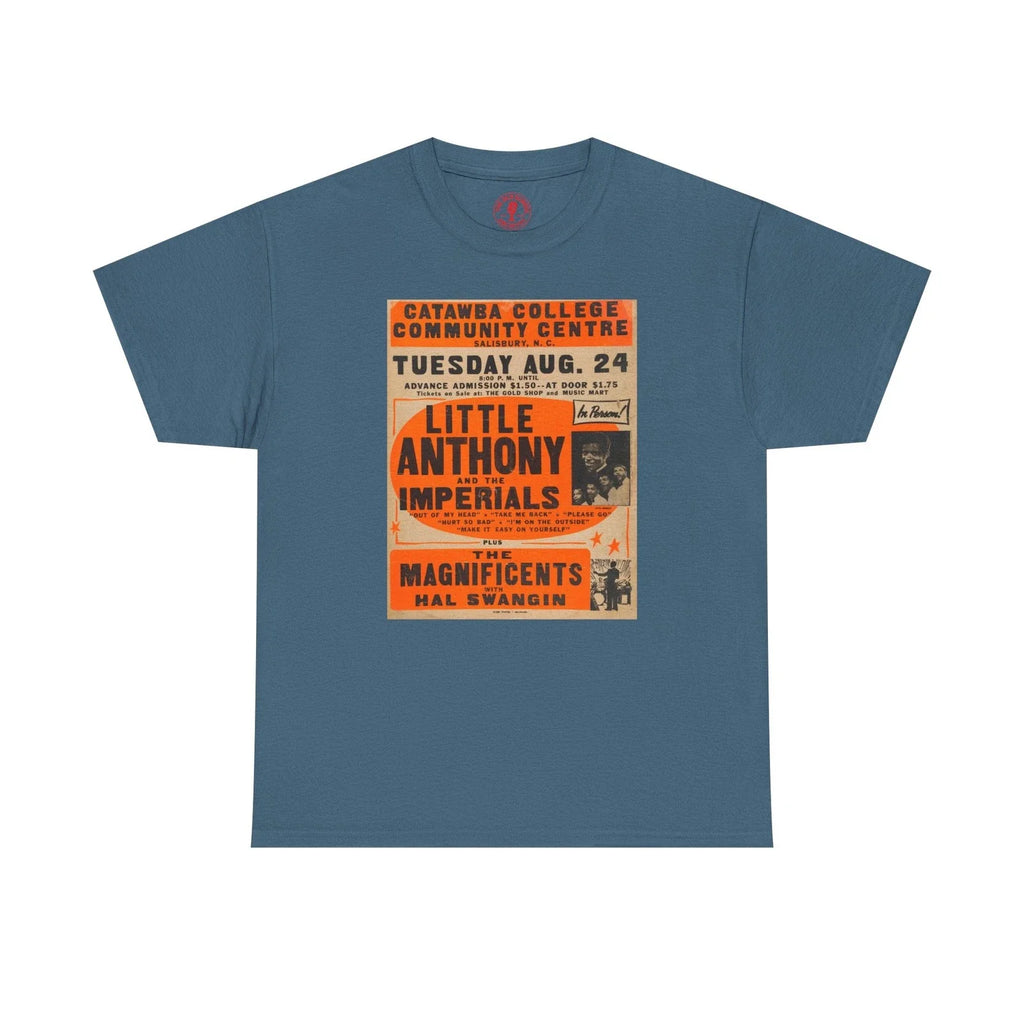 Vintage Retro Marquee Concert Little Anthony - Adult & Kids T-Shirts, Sweatshirts & Hoodies apparel design preview 1