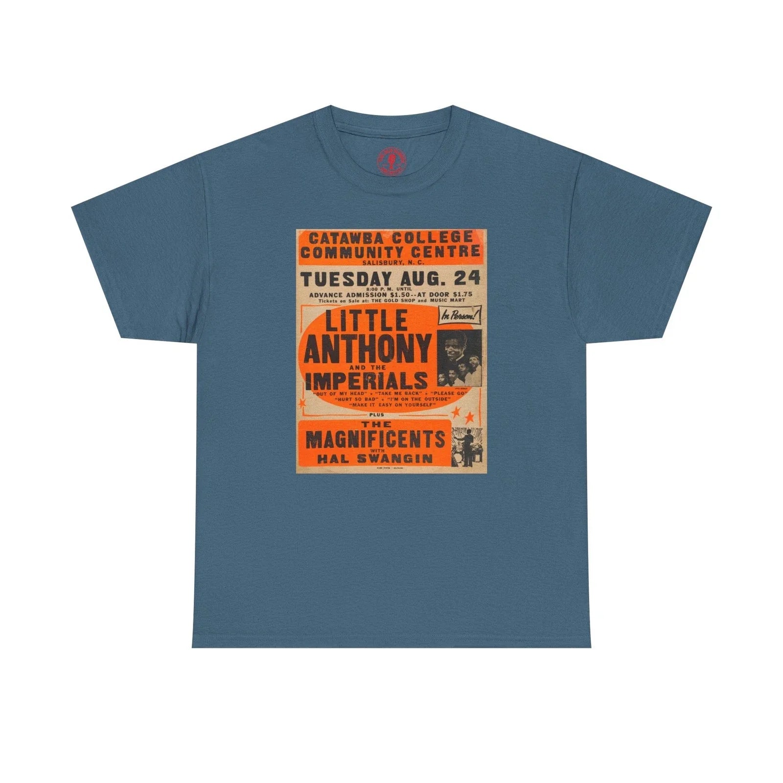 Vintage Retro Marquee Concert Little Anthony - Adult & Kids T-Shirts, Sweatshirts & Hoodies apparel design preview 1