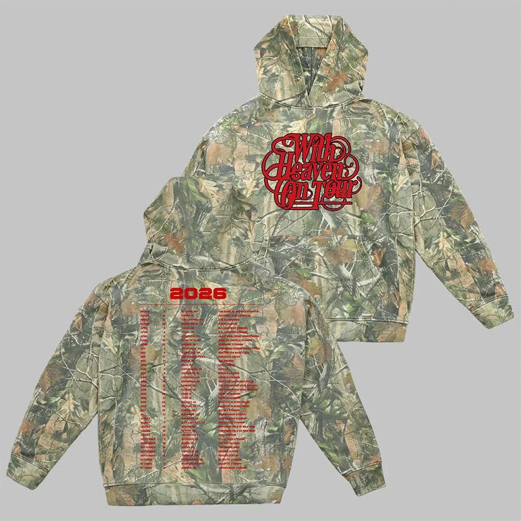 🔥HOT! Zach Bryan With Heaven On Top Tour 2026 Merch - Adult & Kids T-Shirts, Sweatshirts & Hoodies apparel design preview 1