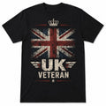 UK Veteran Proud To Serve British Military Union Jack - Adult & Kids T-Shirts, Sweatshirts & Hoodies apparel design preview 1