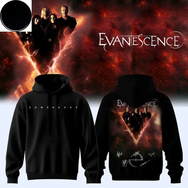 Evanescence World Tour 2026 Signature - Adult & Kids T-Shirts, Sweatshirts & Hoodies apparel design preview 1