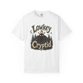 Lowkey Cryptid Sasquatch Forest Night Illustration - Adult & Kids T-Shirts, Sweatshirts & Hoodies apparel design preview 1