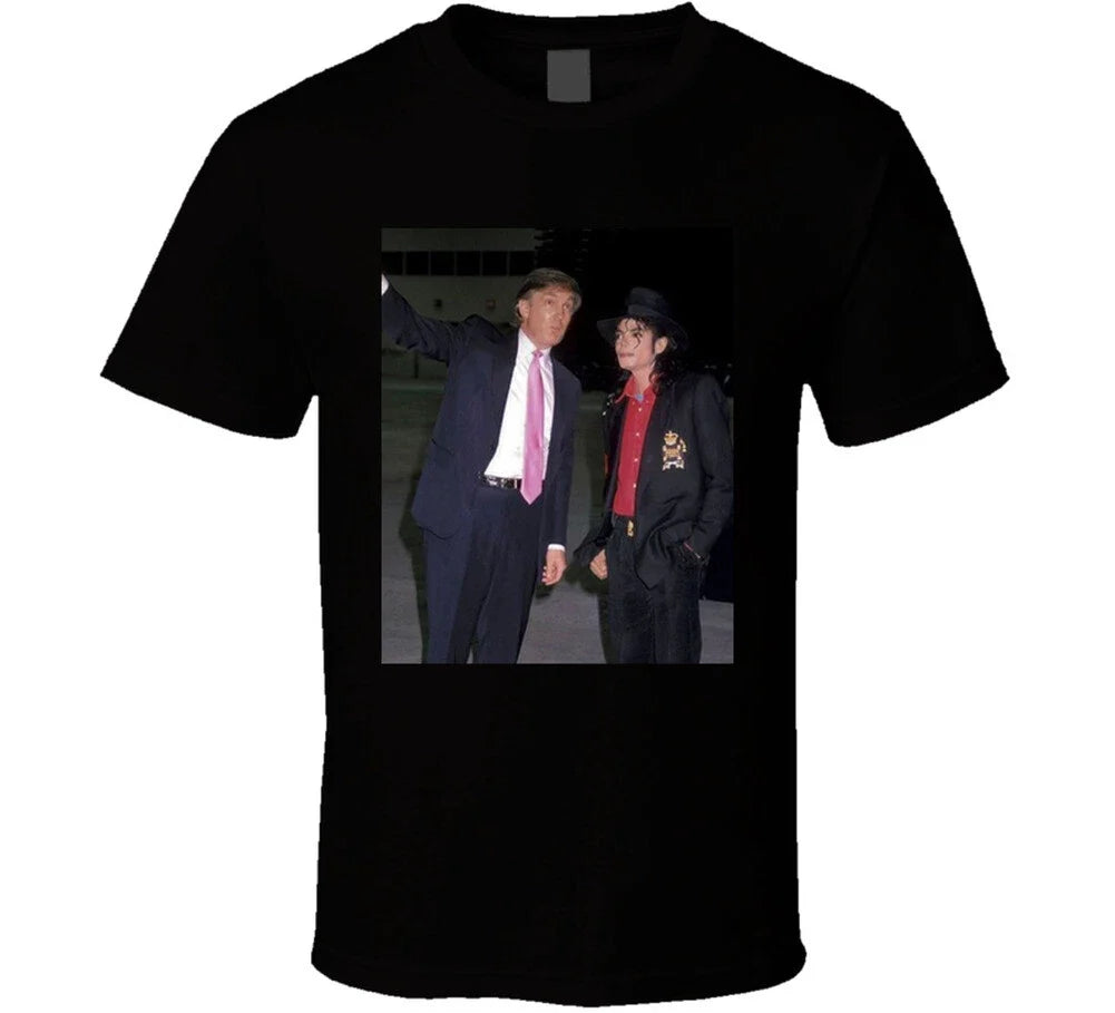 Trump With Michael Jackson - Adult & Kids T-Shirts, Sweatshirts & Hoodies apparel design preview 1