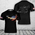 Custom Name American Airlines Boeing 737 Max 3D Size - Adult & Kids T-Shirts, Sweatshirts & Hoodies apparel design preview 1