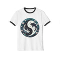 Yin Yang Koi Fish Floral Circular Pisces Design - Adult & Kids T-Shirts, Sweatshirts & Hoodies apparel design preview 1