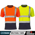 Hi Vis Mens Visibility Two Tone Workwear Safety Site - Adult & Kids T-Shirts, Sweatshirts & Hoodies apparel design preview 1