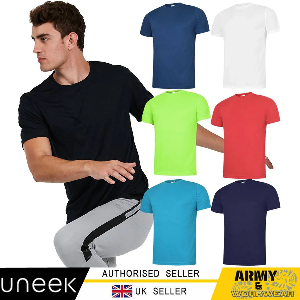 Uneek Mens Ultra Cool Breathable Sports Wicking - Adult & Kids T-Shirts, Sweatshirts & Hoodies apparel design preview 1