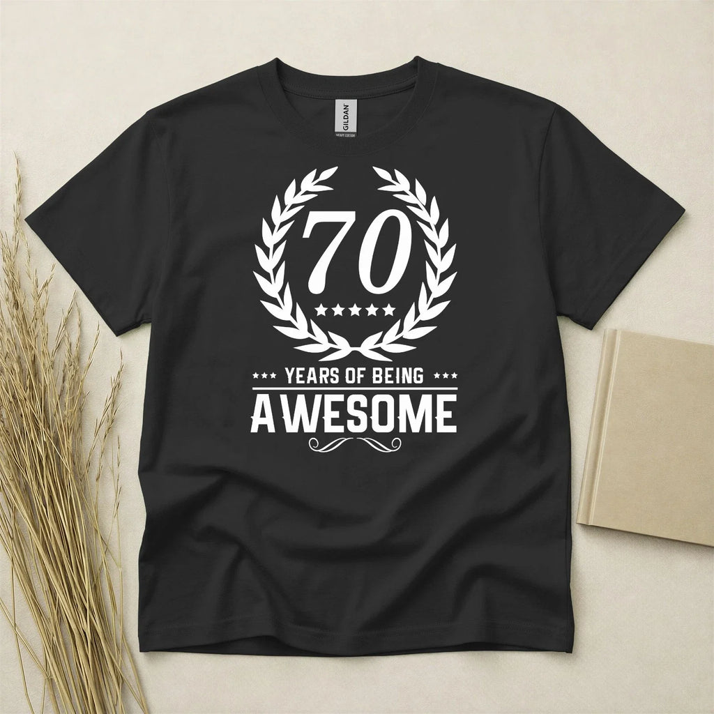 70th Birthday Born In 1956 70 Years Old Gifts Awesome - Adult & Kids T-Shirts, Sweatshirts & Hoodies apparel design preview 1