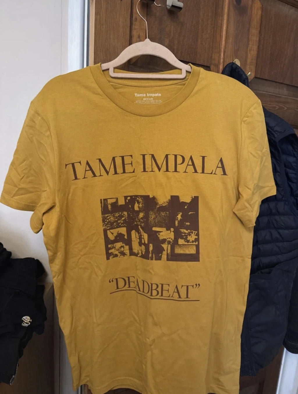 Tame Impala Deadbeat Tour Europe 2026 Yellow Size - Adult & Kids T-Shirts, Sweatshirts & Hoodies apparel design preview 1