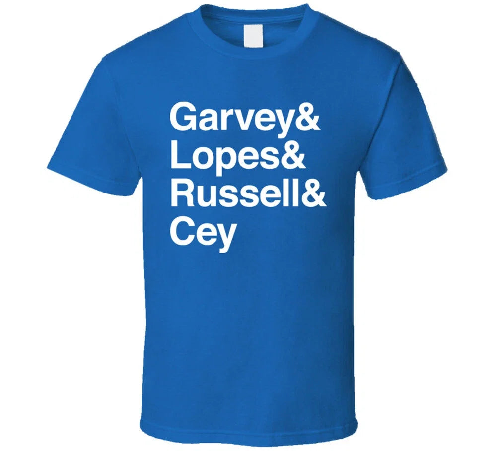 Los Angeles Garvey Lopes Cey Russell - Adult & Kids T-Shirts, Sweatshirts & Hoodies apparel design preview 1