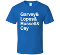 Los Angeles Garvey Lopes Cey Russell - Adult & Kids T-Shirts, Sweatshirts & Hoodies apparel design preview 1