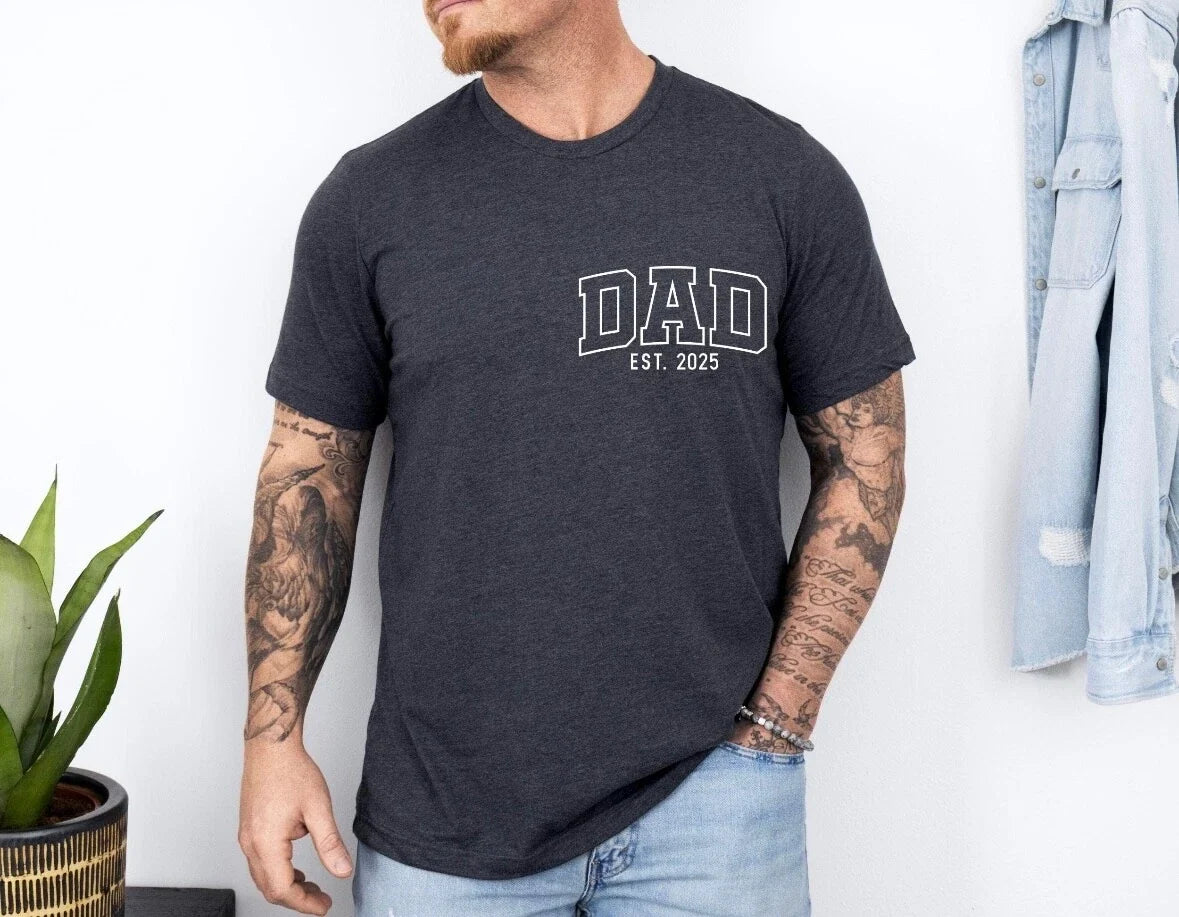 Fathers day gift, personalized Dad best ever costum - Adult & Kids T-Shirts, Sweatshirts & Hoodies apparel design preview 1