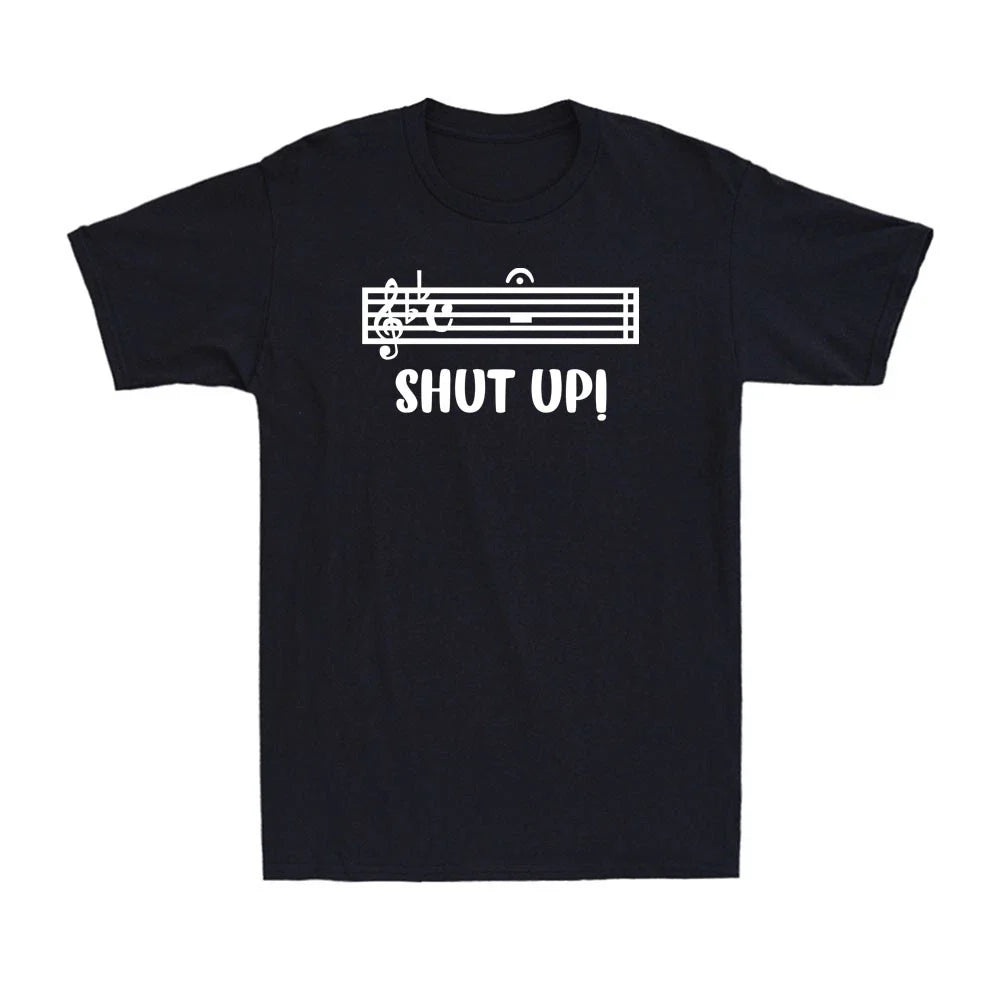 Band Geek Shut Up Fermata Music Clever Musical Pun - Adult & Kids T-Shirts, Sweatshirts & Hoodies apparel design preview 1