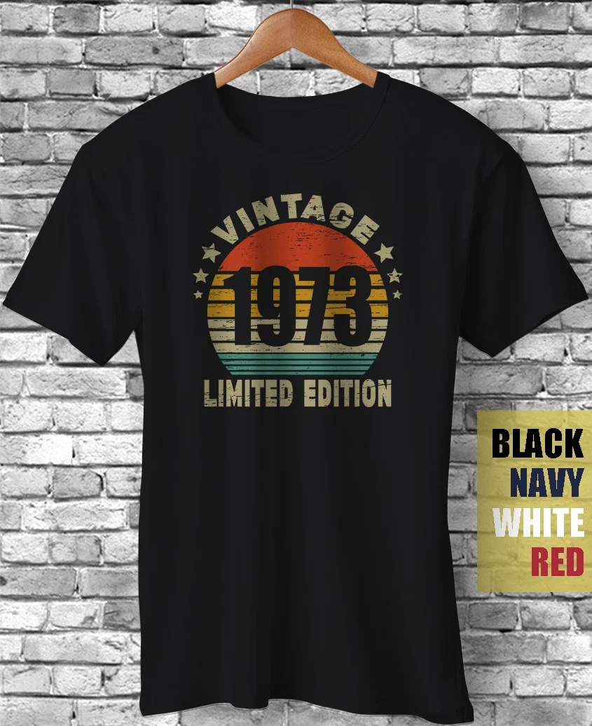 Vintage 1973 Limited Edition Funny retro Birthday - Adult & Kids T-Shirts, Sweatshirts & Hoodies apparel design preview 1