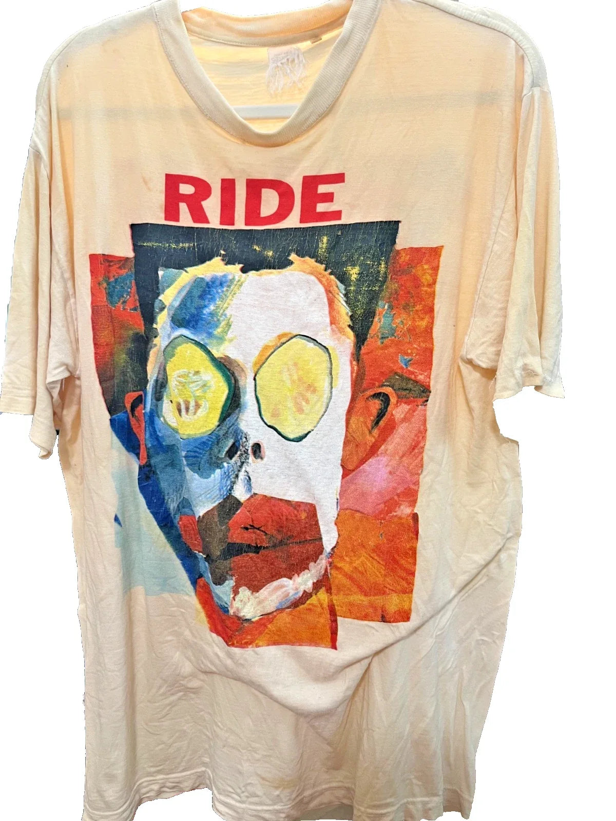 1990s vintage RIDE band Going Blank Again - Adult & Kids T-Shirts, Sweatshirts & Hoodies apparel design preview 1